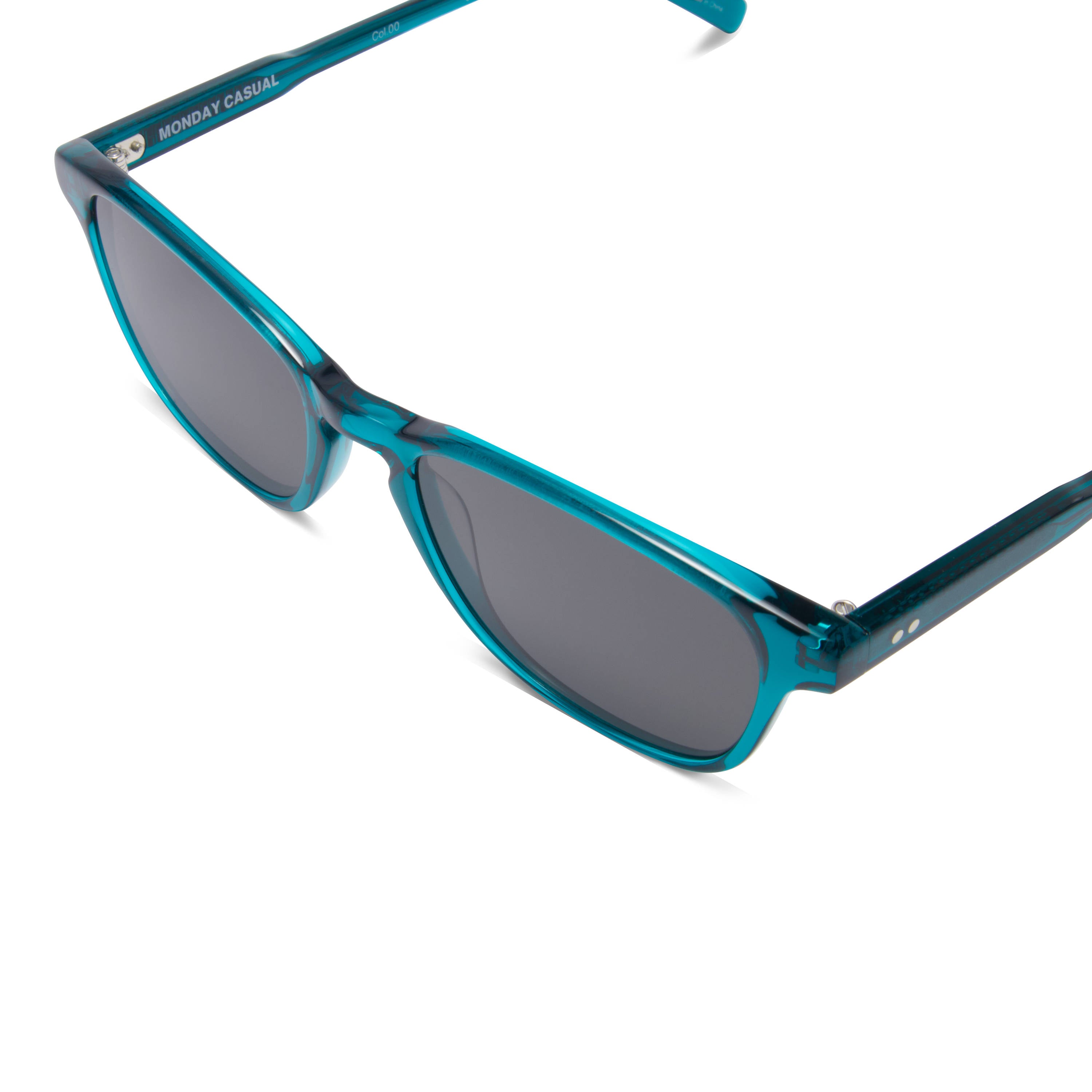 Archer sunglass prescription frame from Monday Casual in Matcha/Green acetate. Archer includes premium quality optical lenses.